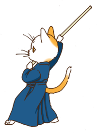 千葉県剣道連盟杖道部会マスコット