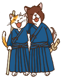 千葉県剣道連盟杖道部会マスコット